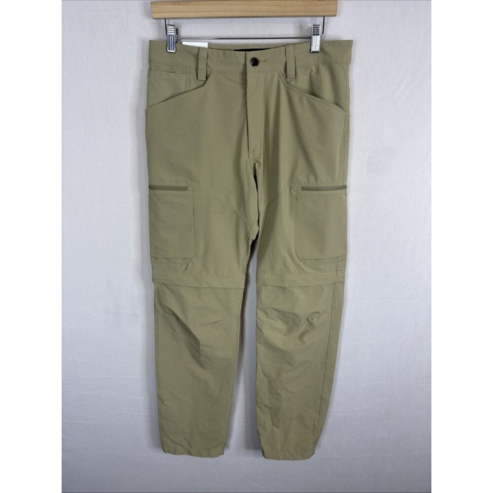 NWT Peak Performance Methodzo P Hiking Pants Mens S Tan Stretch Outdoor Trail